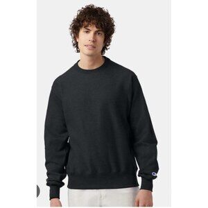 Champion Authentic Mens XL  Black Athletic Crewneck Sweatshirt Heavyweight XL
